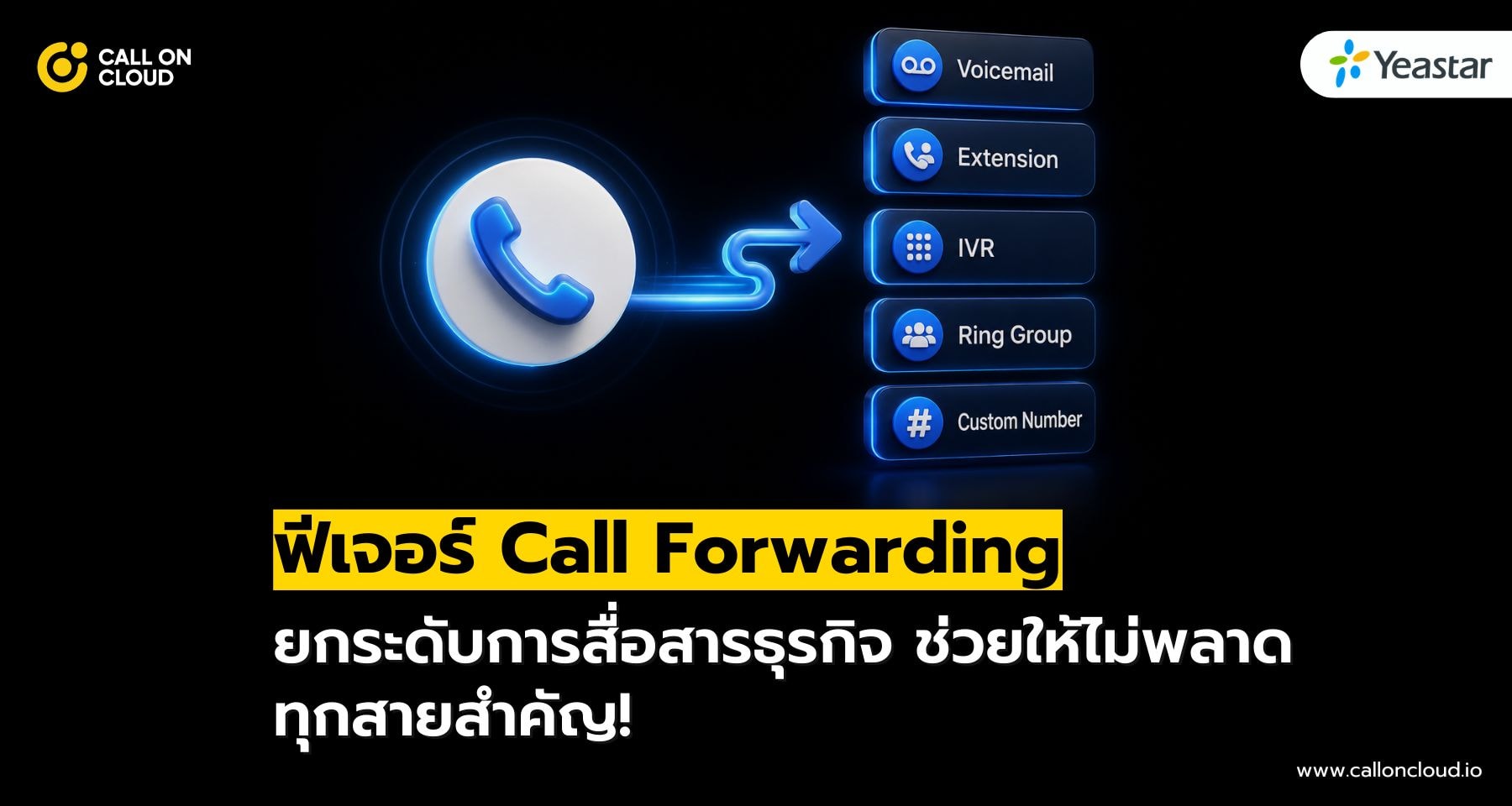 ฟีเจอร์ Call Forwarding ยกระดับการสื่อสารธุรกิจ ช่วยให้ไม่พลาดทุกสายสำคัญ!