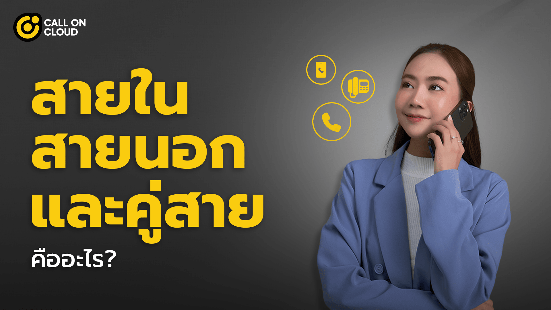 สายใน สายนอก และ คู่สาย คืออะไร?