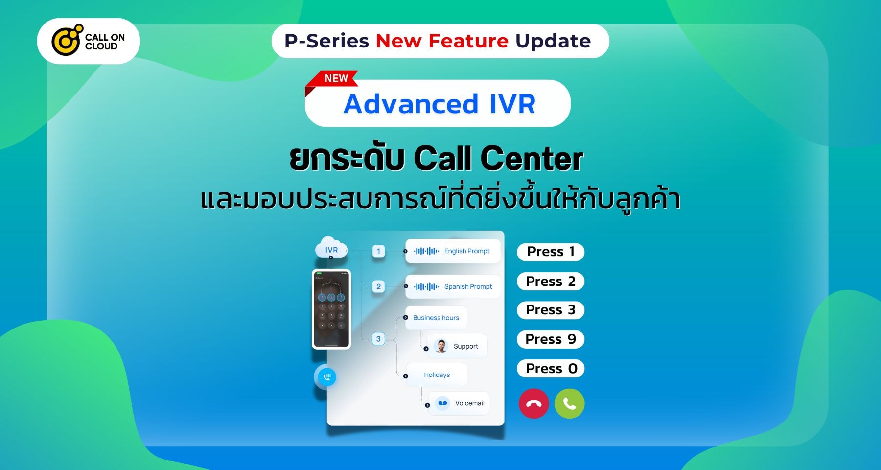 Yeastar P-Series เพิ่มฟีเจอร์ใหม่ Advanced IVR ยกระดับระบบ Call Center และการบริการลูกค้า