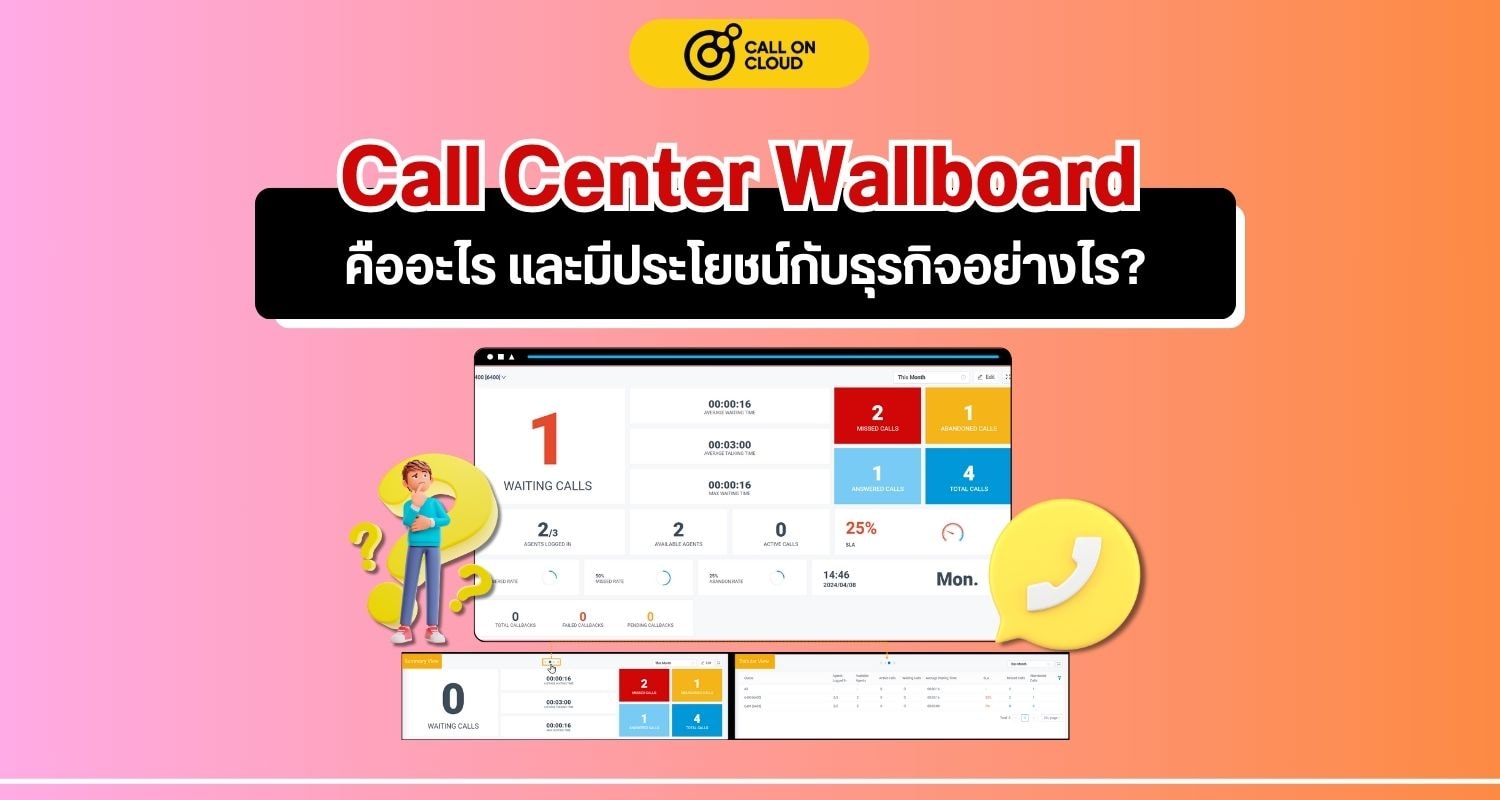Call Center Wallboard คืออะไร และมีประโยชน์กับธุรกิจอย่างไร?